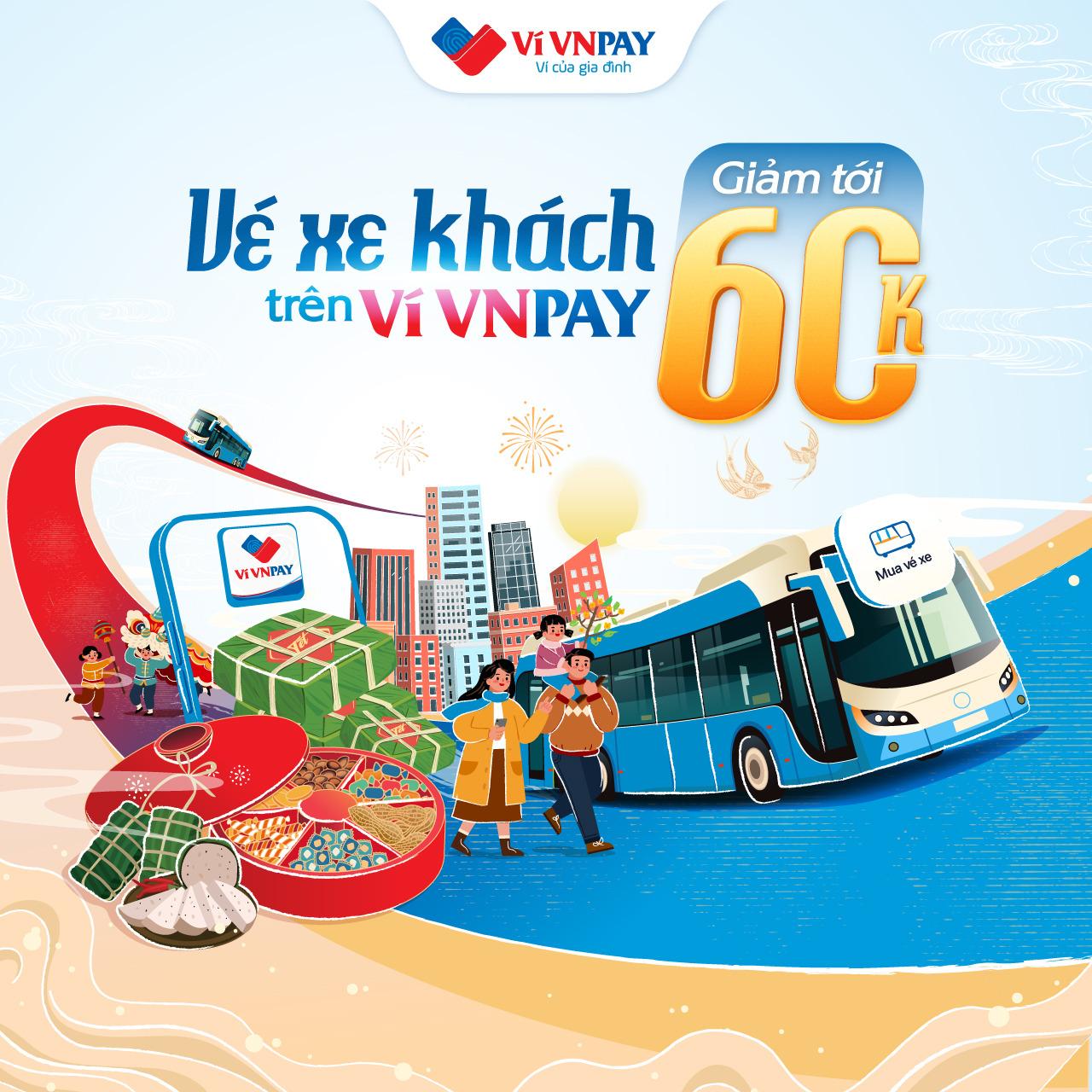 Đặt vé xe khách dịp Tết trên VNPAY App, yên tâm về quê 